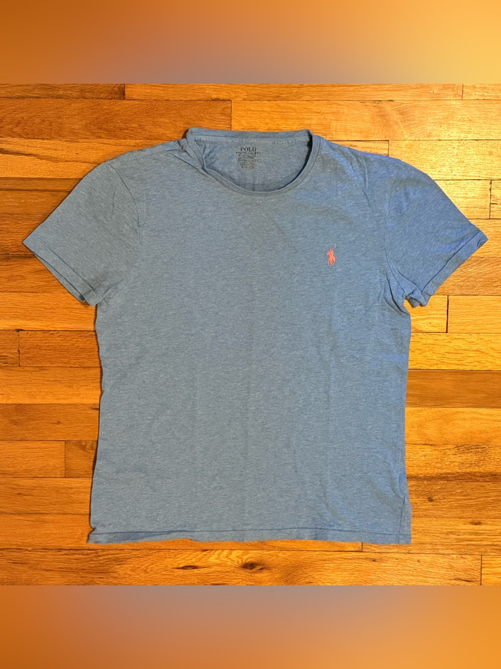Polo Ralph Lauren Crewneck T Shirt Basic Slim Fit Blue size Medium